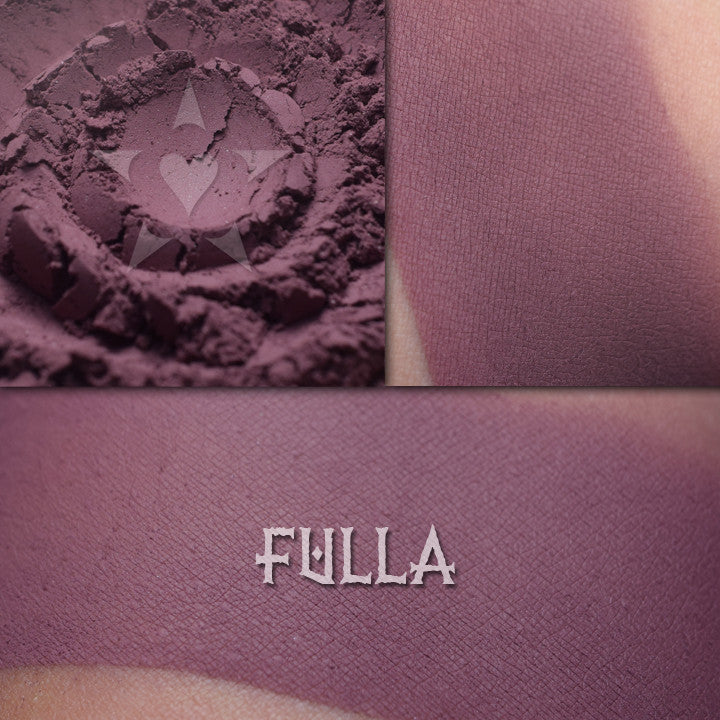 Fulla matte finish eyeshadow. Deep purplish wine.