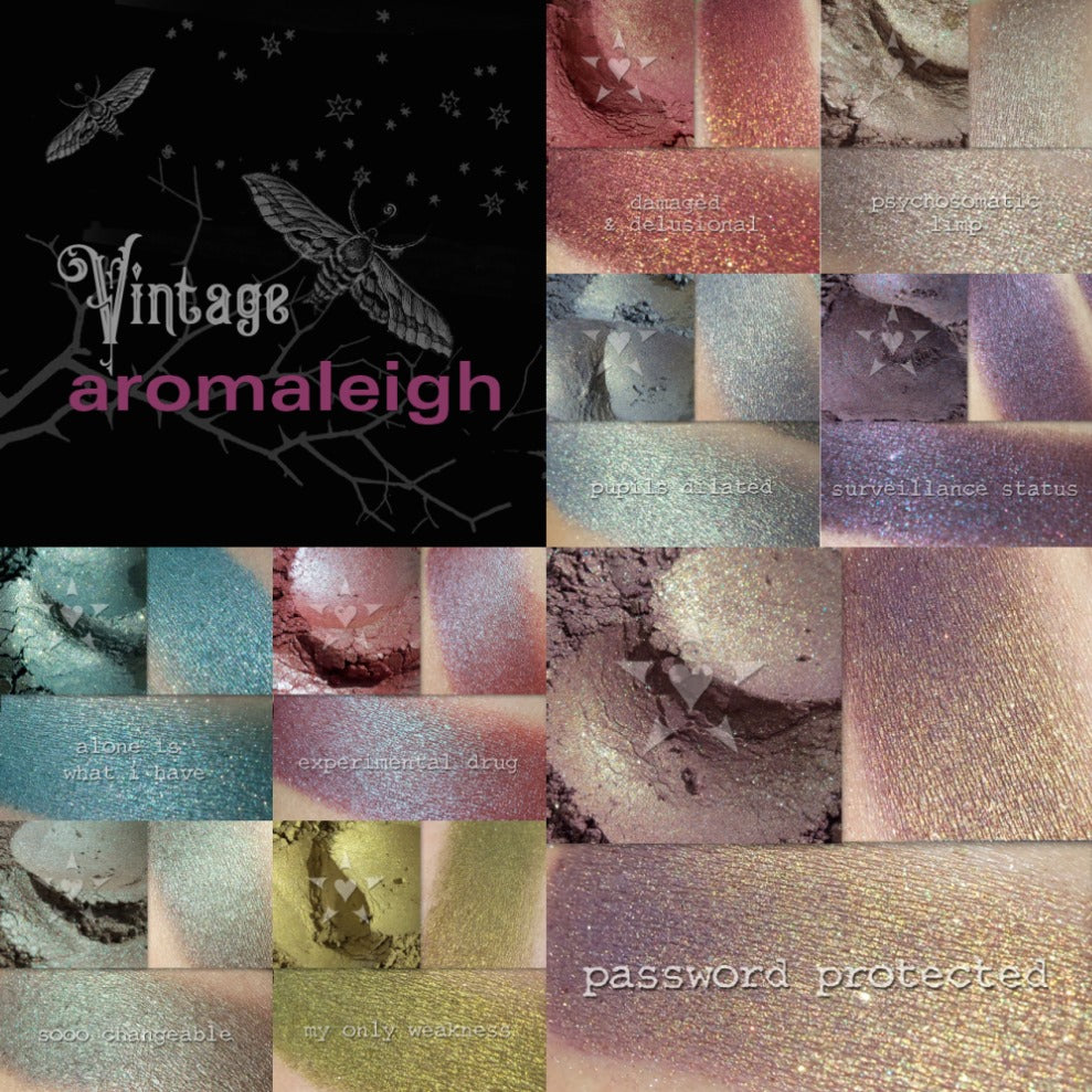 August Vintage Aromaleigh - Ten Eyeshadows from 