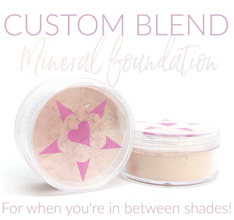 CUSTOM BLEND Mineral Foundation - For when you're in between shades! - LARGE SIZE JAR