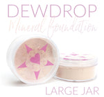 DEWDROP Medium Coverage Mineral Foundation - LARGE SIZE JAR