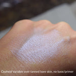 CEPHEID VARIABLE  on tanned bare skin, no base.