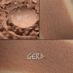 Gerd matte finish eyeshadow, Warm midtone brown