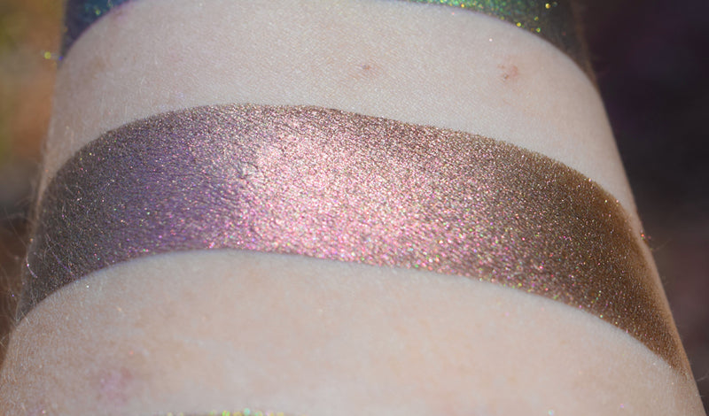 ORPHEUS - EYESHADOW swatched on the skin of inner arm.