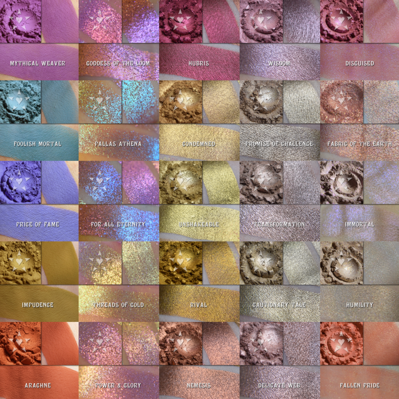FABLE OF ARACHNE - Sample set 26 samples total