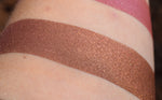 STONE HEARTED - Rouge swatched on medium tone caucasian skin.