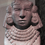 Ancient stone sculpture of Tonantzin.