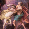 Classical painting of Orpheus and Eurydice