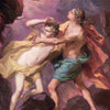 Classical painting of Orpheus and Eurydice