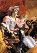 Classical painting of Tomyris